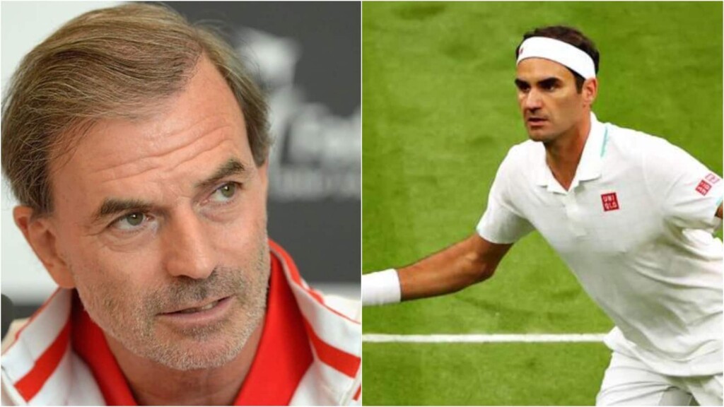 Heinz Gunthardt and Roger Federer