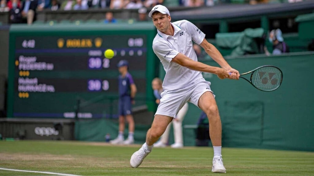 It S Kind Of Dream Come True Hubert Hurkacz Reacts After Defeating Roger Federer In The Quarter Finals Of The Wimbledon 2021 Firstsportz