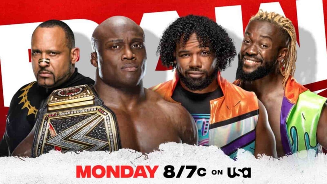 mvp bobby lashley xavier woods kofi kingston wwe raw live results