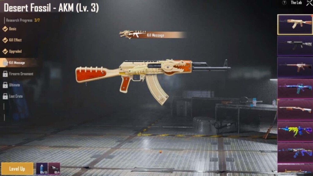 legendary gun skins in bgmi