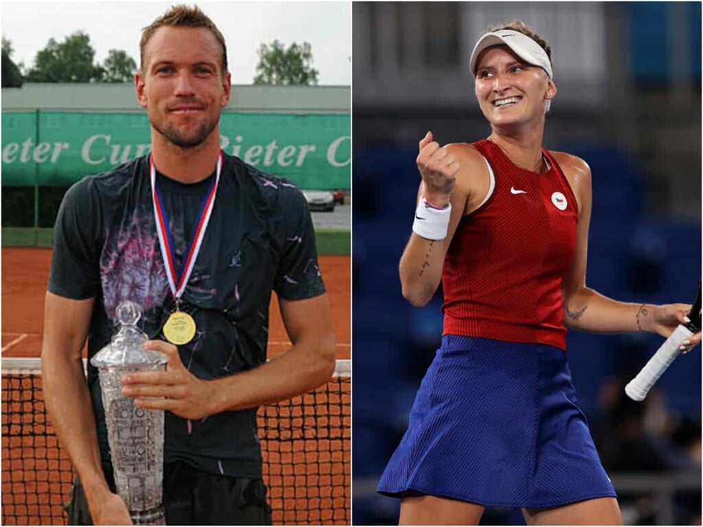 Jan Mertl and Marketa Vondrousova