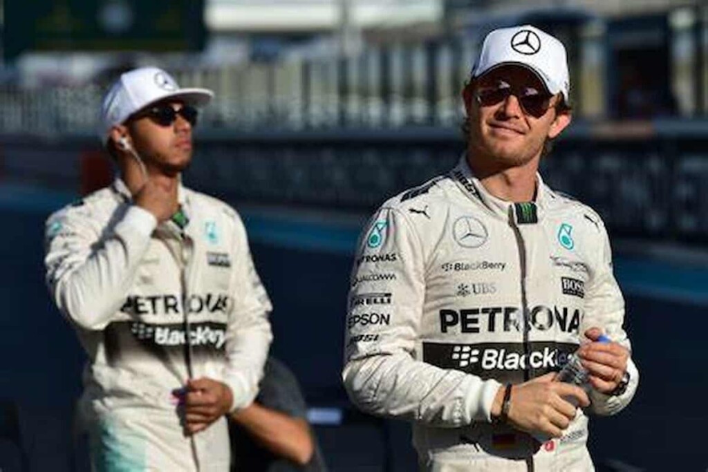 Lewis Hamilton and Nico Rosberg