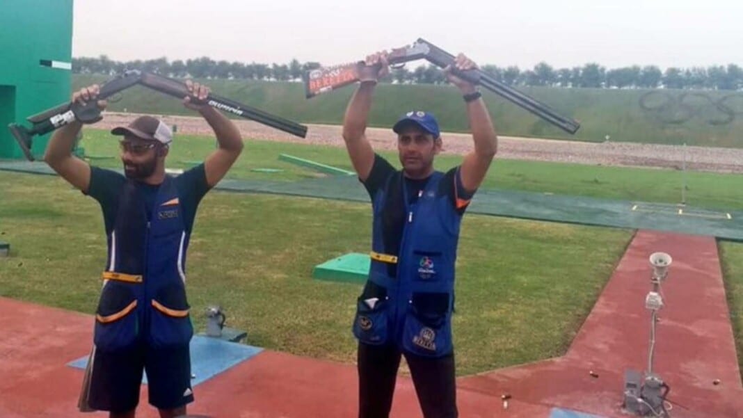 Mairaj Ahmad Khan and Angad Vir Singh Bajwa Mairaj Ahmad Khan and Angad Vir Singh Bajwa - Tokyo Olympics India's Skeet Team