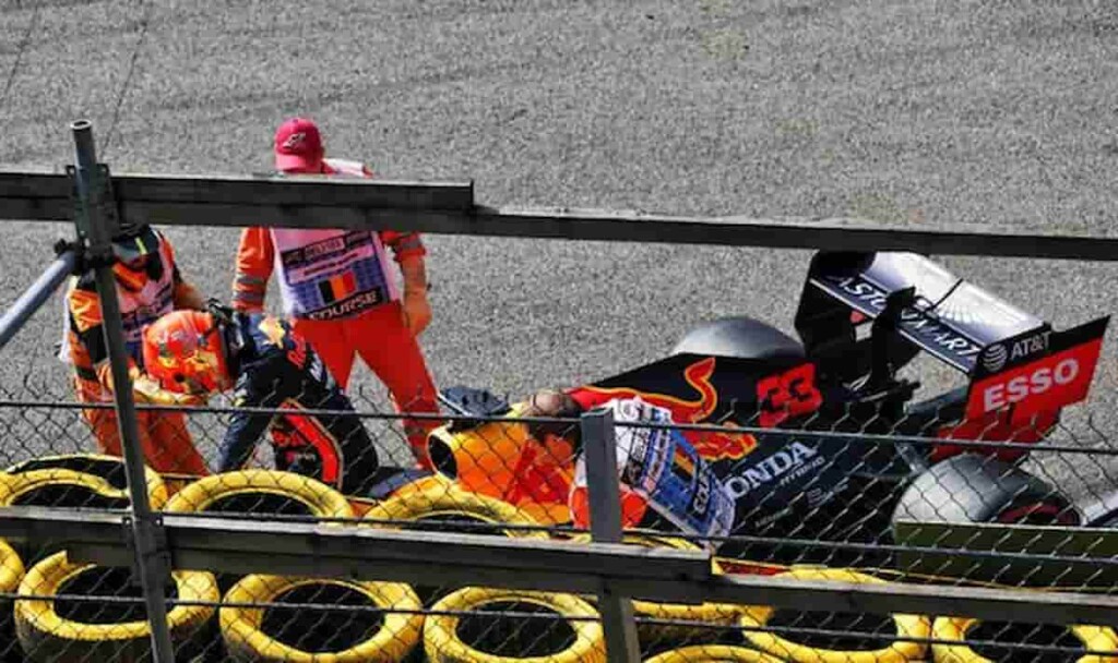 Max Verstappen Crash at British GP