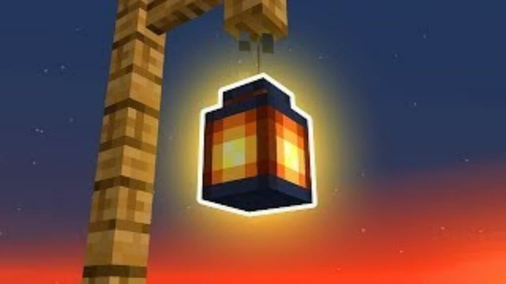 floating lantern minecraft