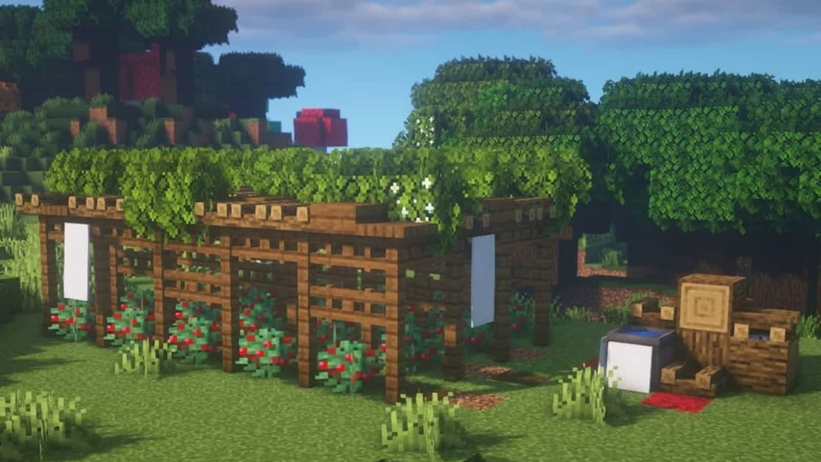 Minecraft Sweet Berries Farm