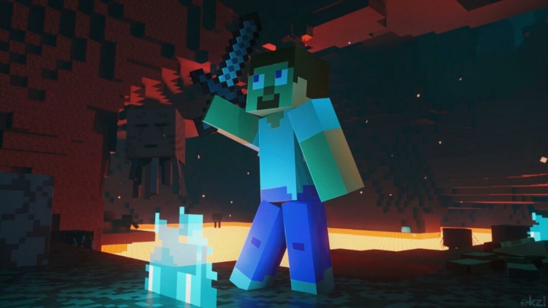 Netherite Sword in Minecraft (2) Netherite Sword in Minecraft