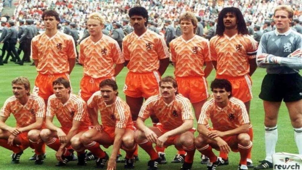 Netherlands team which won the 1988 edition