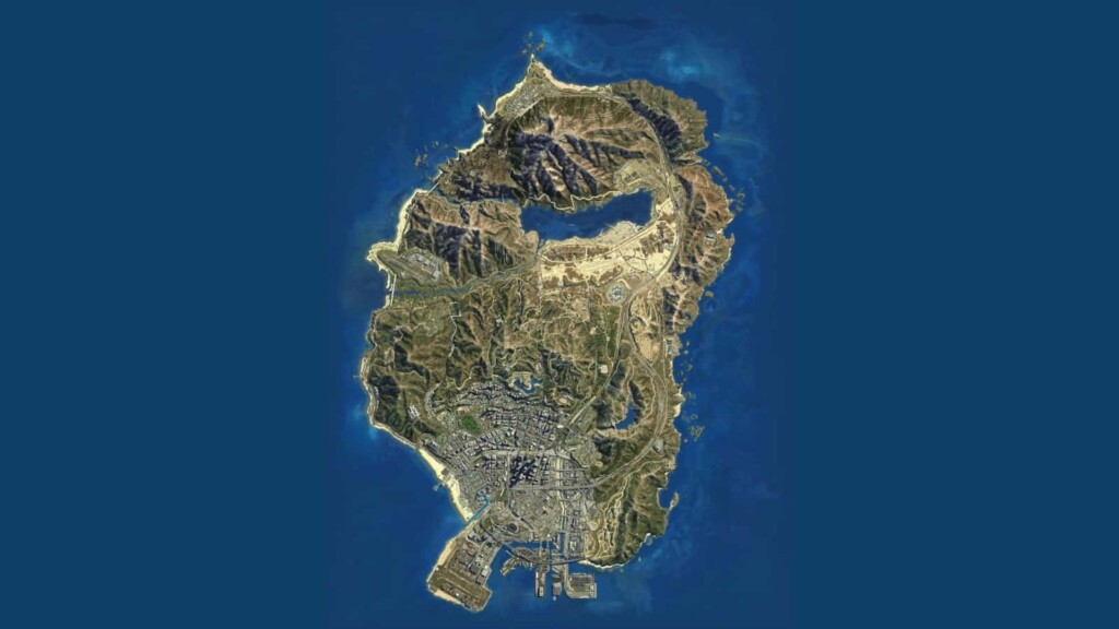 gta sa los santos map