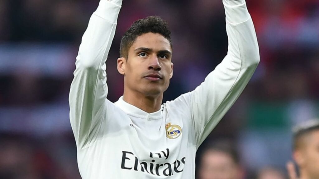 Real Madrid's Raphael Varane