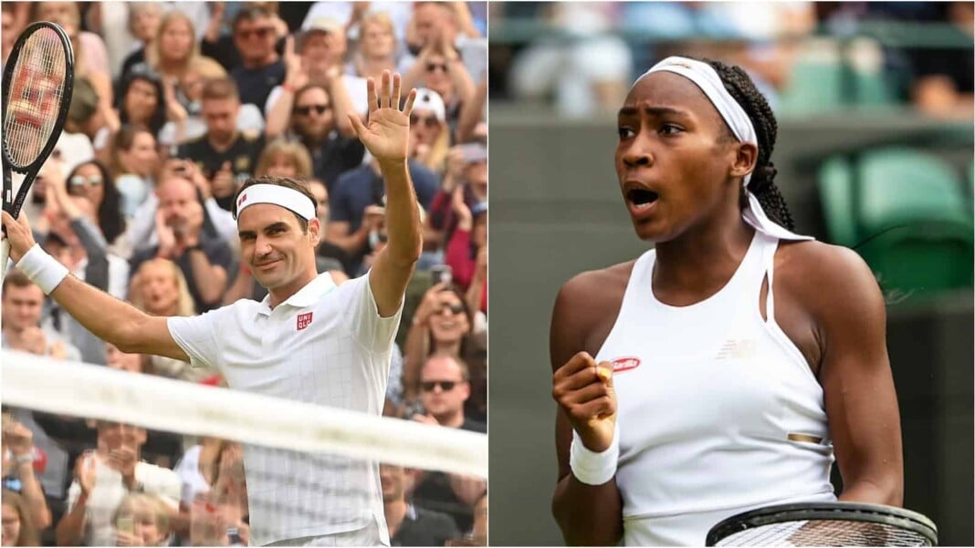 Roger Federer and Coco Gauff Roger Federer and Coco Gauff will be playing at the Centre Court on Day-6 of Wimbledon 2021