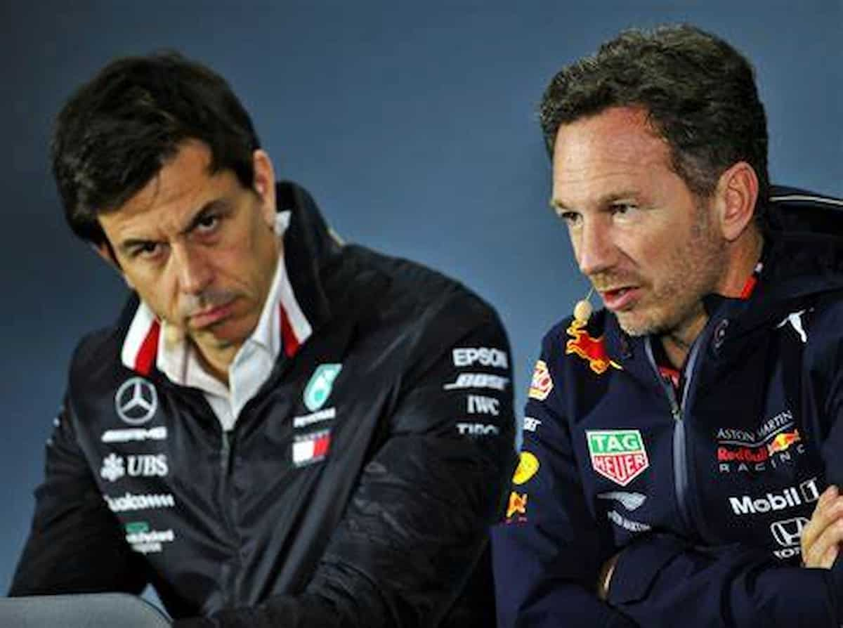 Christian Horner hits back at Toto Wolff as Lewis Hamilton is fastest in practice