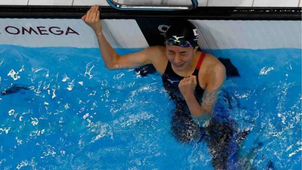 Yu Ohashi wins gold 200m individual medley in swimming at Tokyo Olympics.