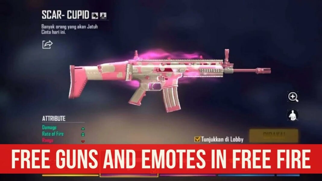 free gun skins Free Gun Skins and Emotes In Free Fire