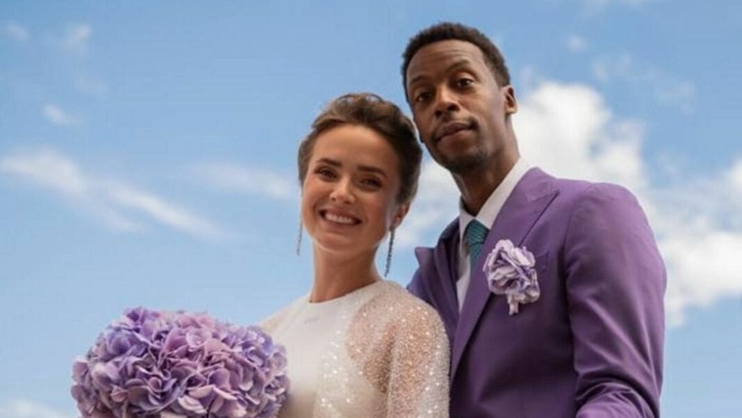 Here come the pictures! Gael Monfils and Elina Svitolina wedding ...