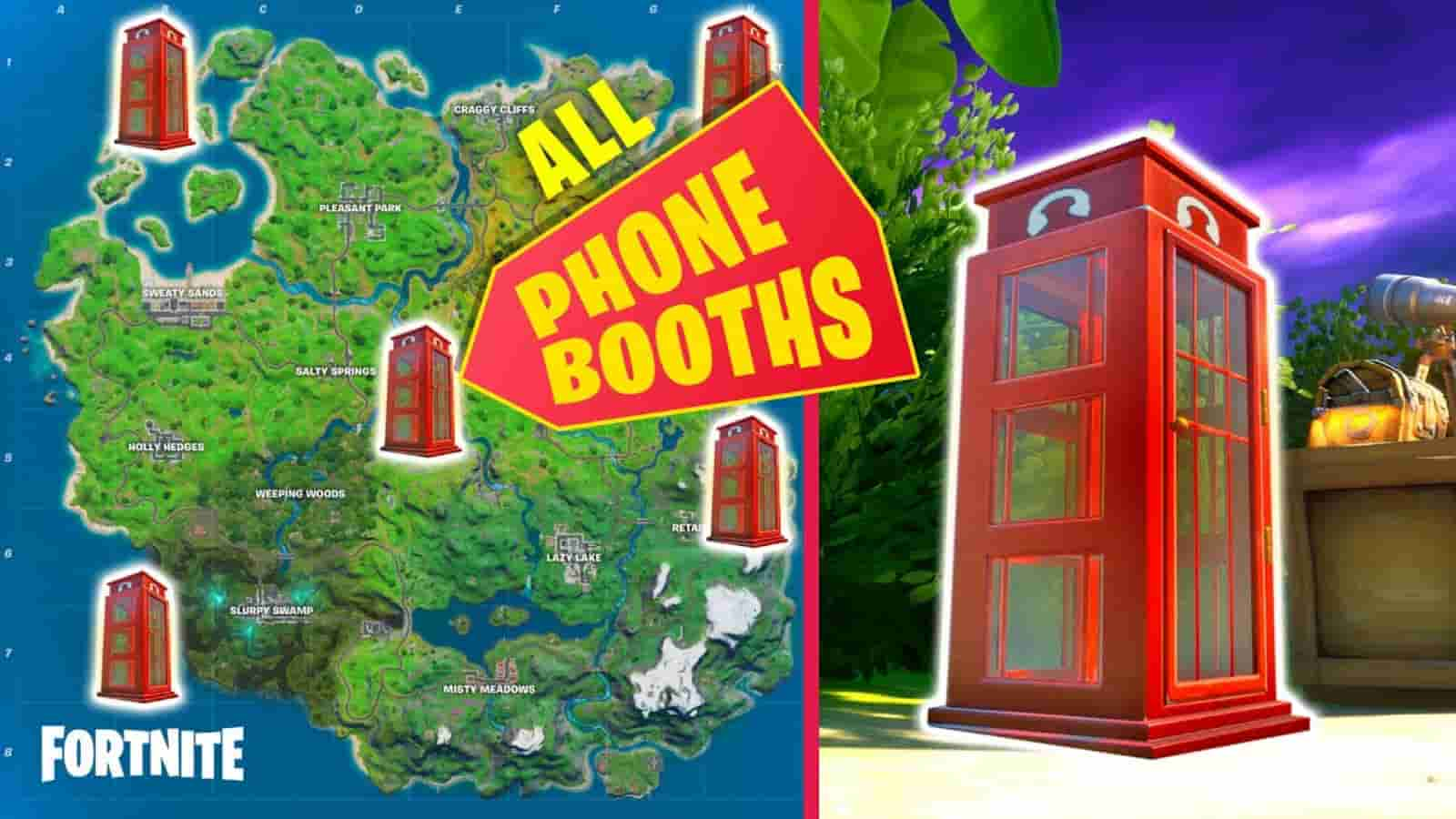 Fortnite Phone Booth Locations Superman Skin Challenges In Season 7 Firstsportz