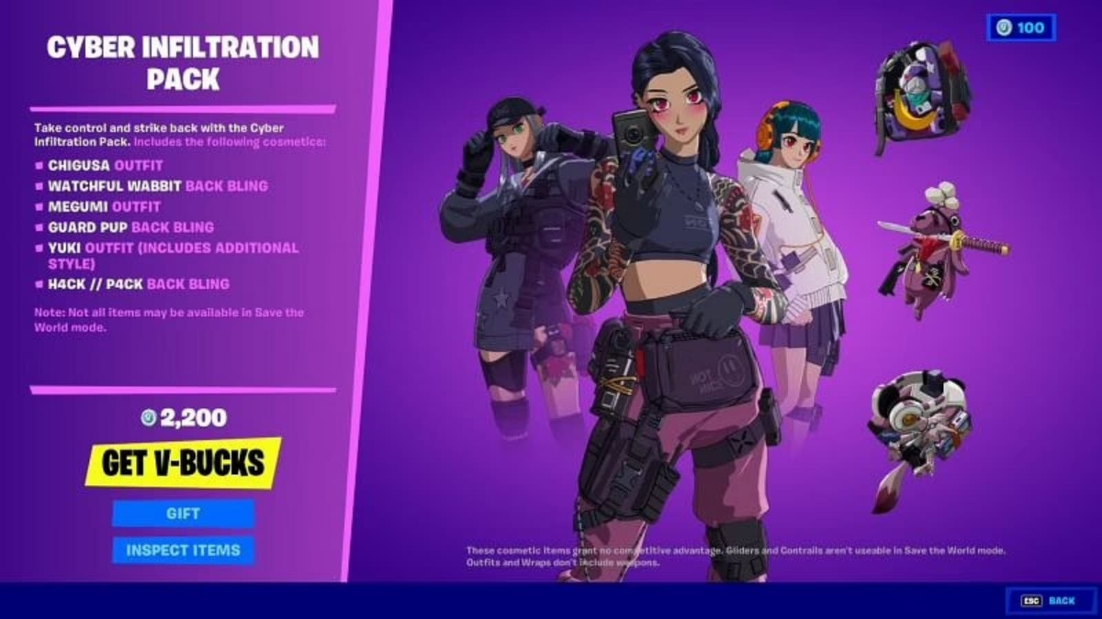 Fortnite Anime Legends Pack release date, all skins & price