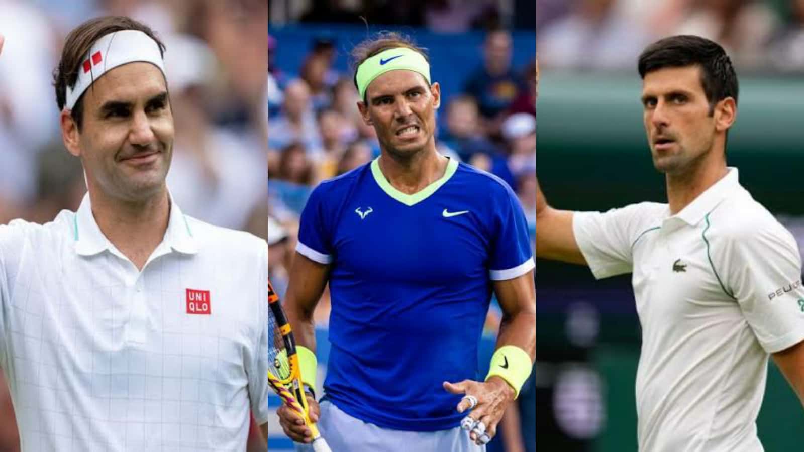 Roger Federer, Rafael Nadal, Novak Djokovic
