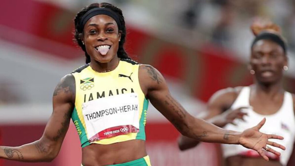 Elaine Thompson-Herah in women's 200m Tokyo Olympics