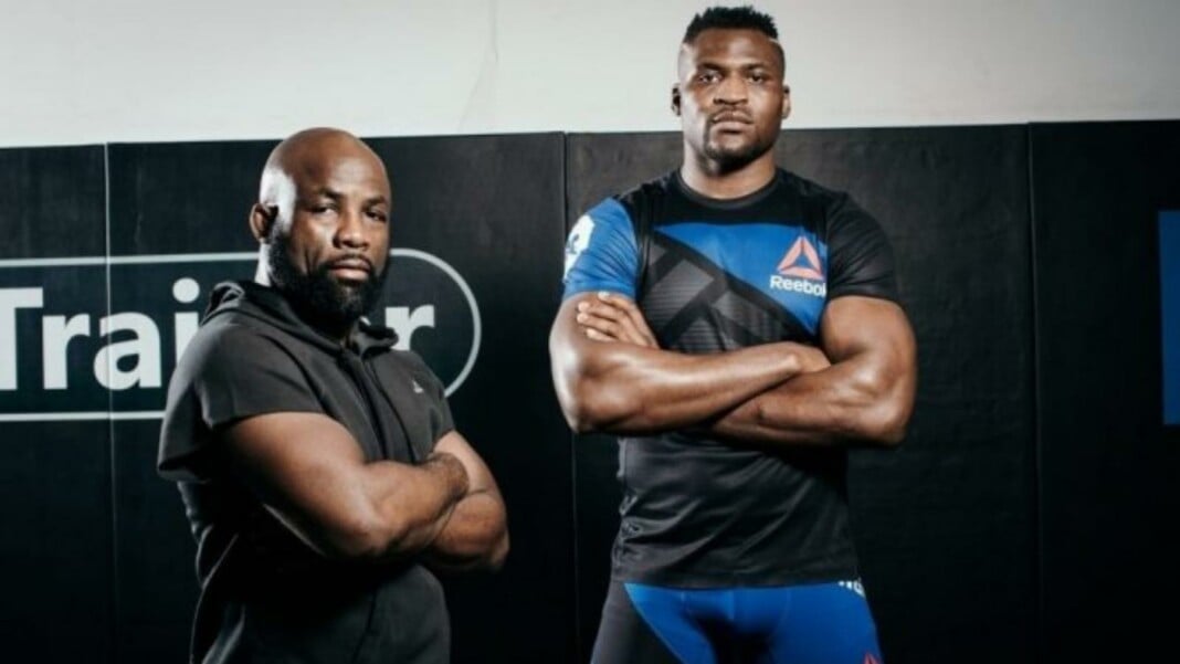 Francis Ngannou and Fernand Lopez Francis Ngannou and Fernand Lopez