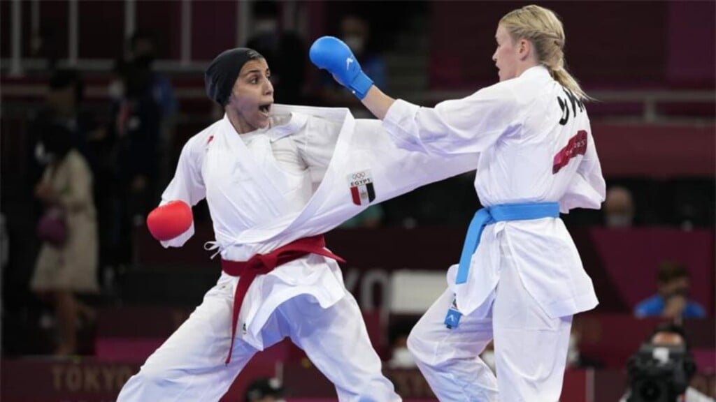 Tokyo Olympics Karate Live Results Women S Kumite 61 Kg Firstsportz