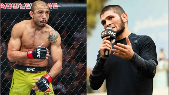 Jose Aldo and Khabib Nurmagomedov Jose Aldo and Khabib Nurmagomedov