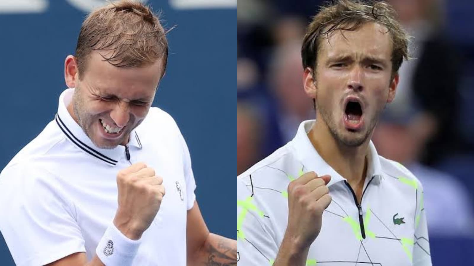 Dan Evans and Daniil Medvedev