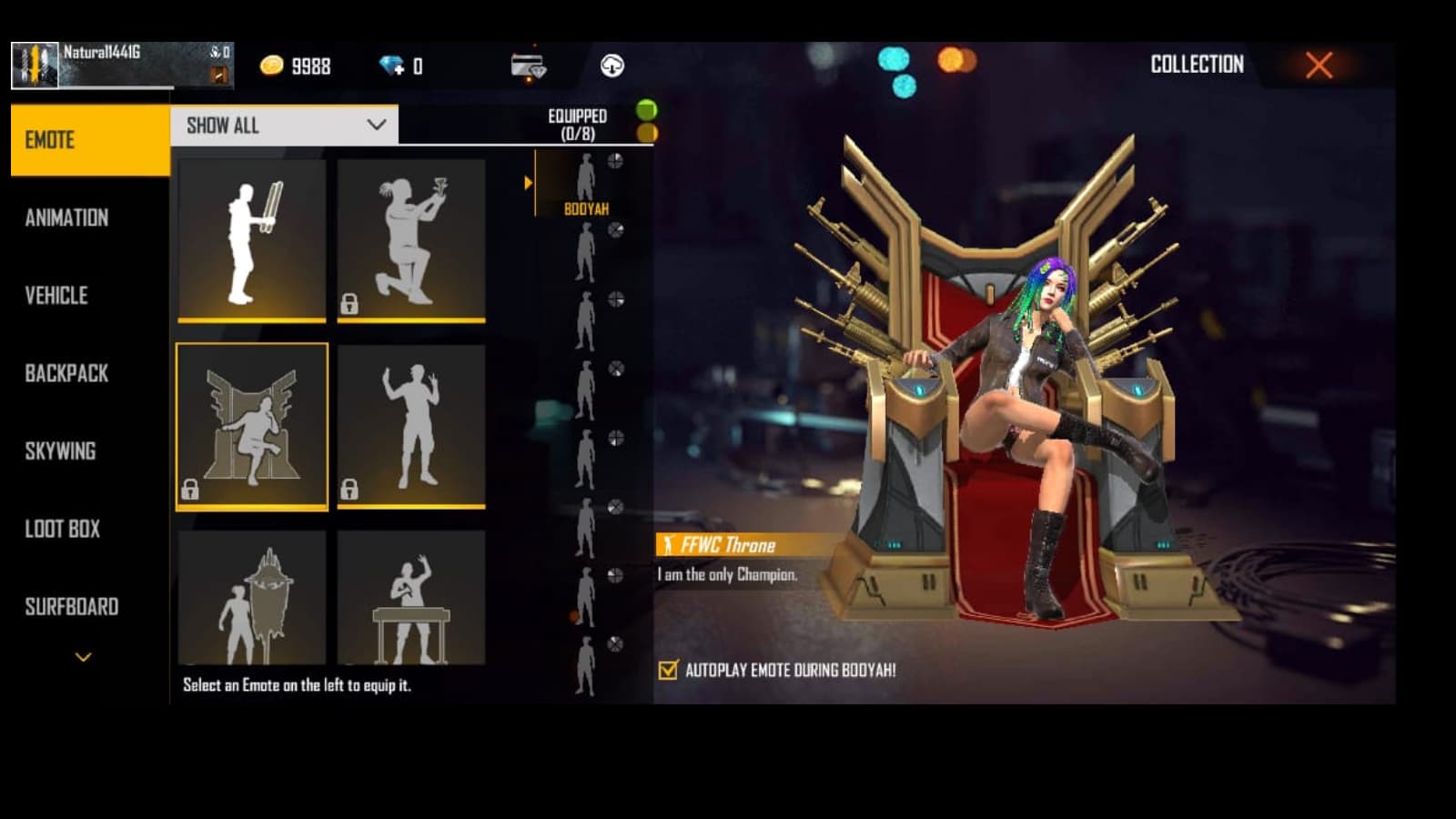 top 10 rare emotes in free fire