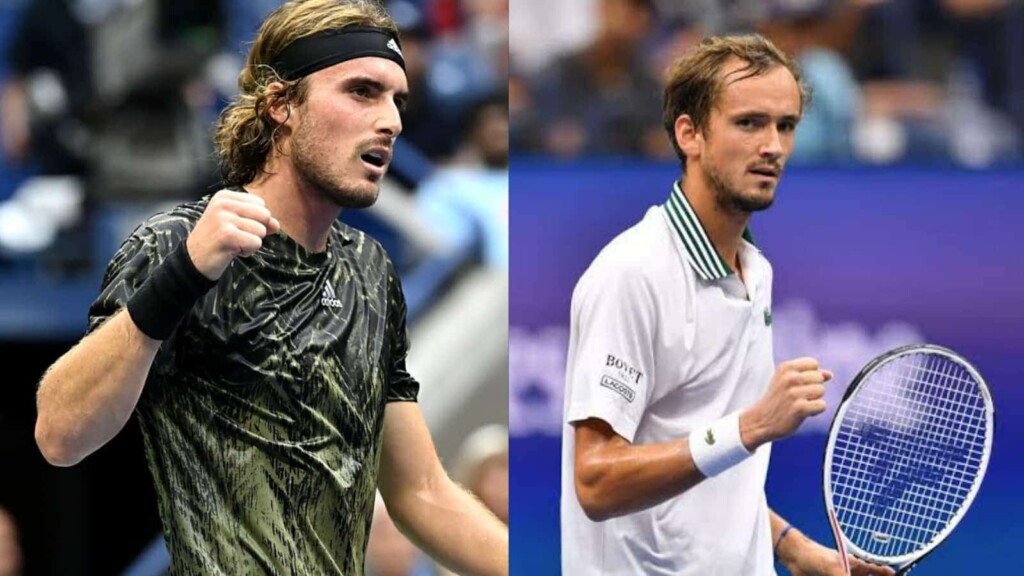 Stefanos Tsitsipas and Daniil Medvedev