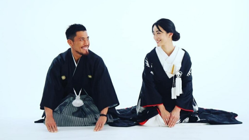 Akira Tozawa with his wife