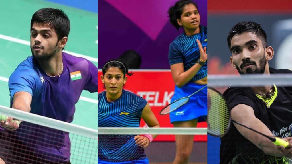 B Sai Praneeth, Kadambi Srikanth, Ashwini Ponnappa and N Sikki Reddy