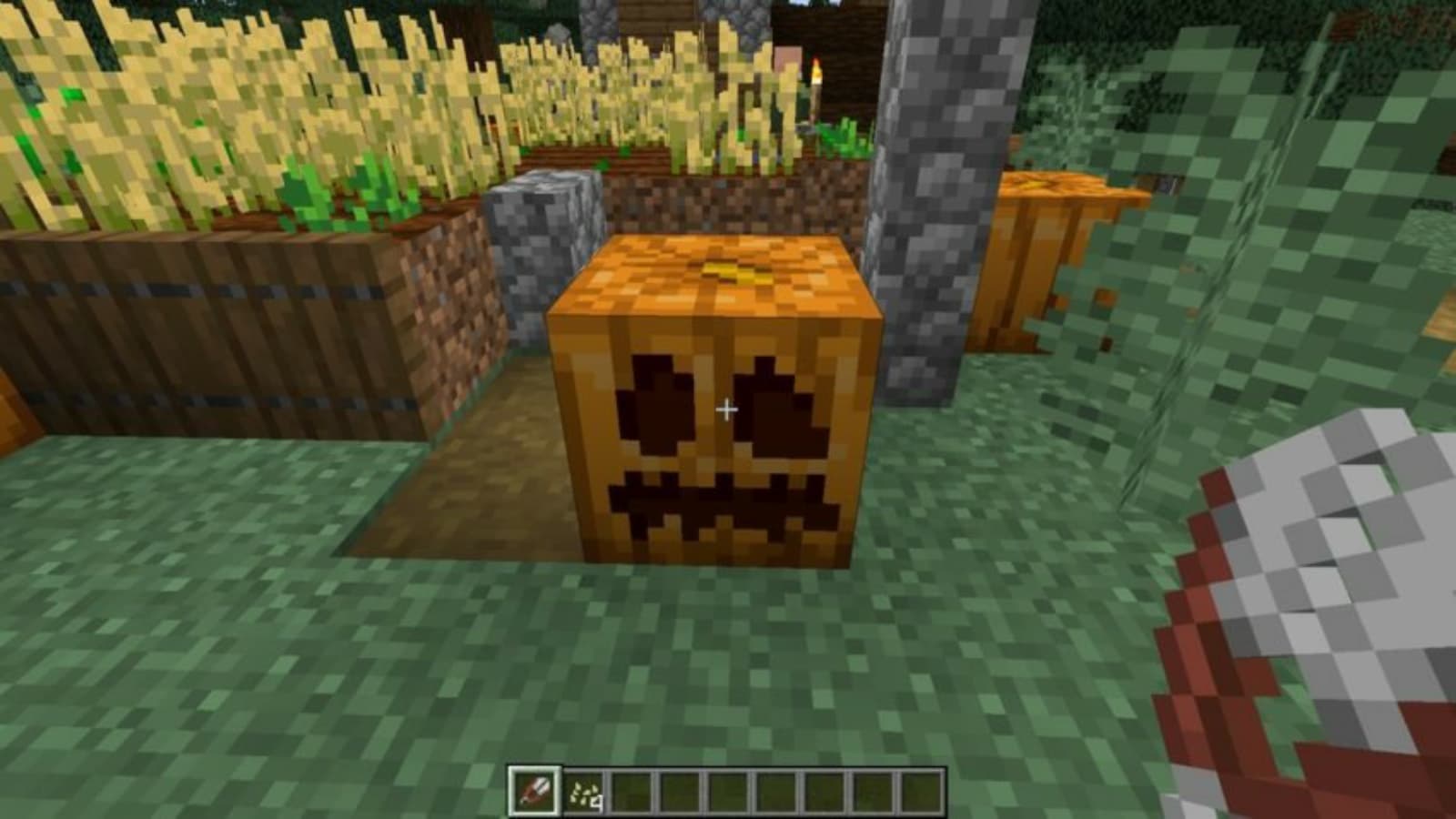 How to make a Carved Pumpkin in Minecraft?