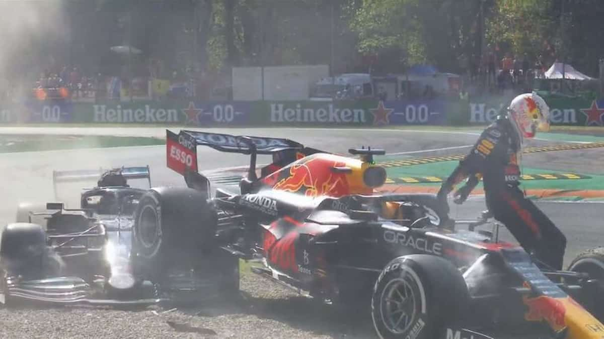 Max Verstappen Explains Why He Didn’t Check on Lewis Hamilton After Crash at Monza