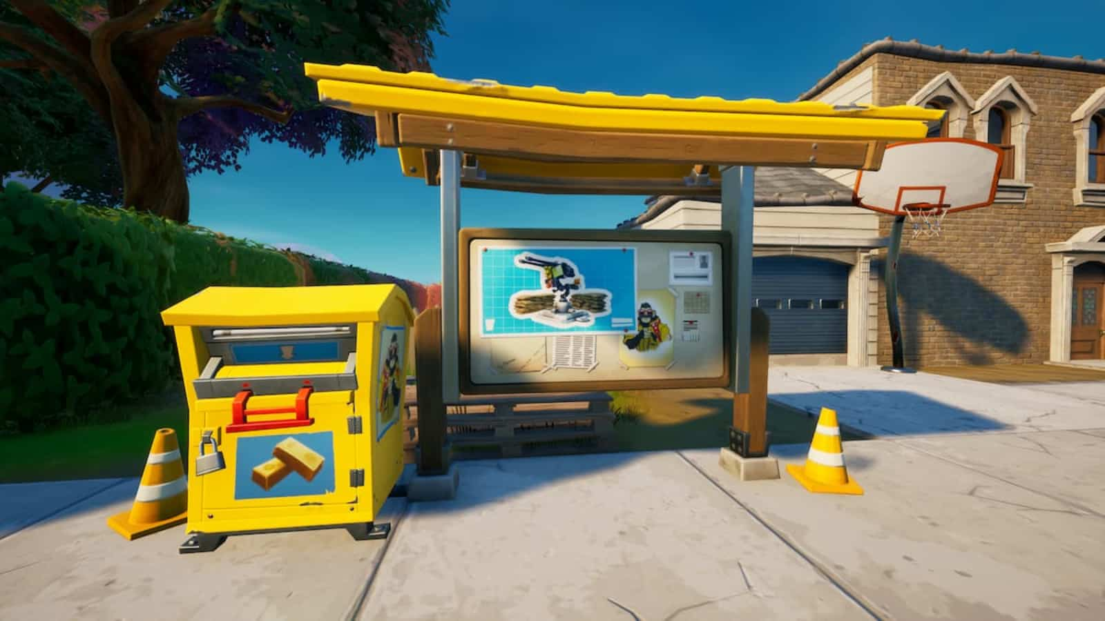 money bag on fortnite map