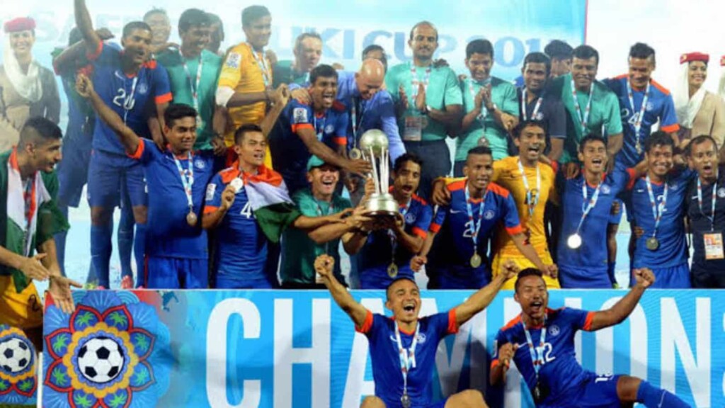 How can India qualify for the SAFF Championship 2021 Finals?