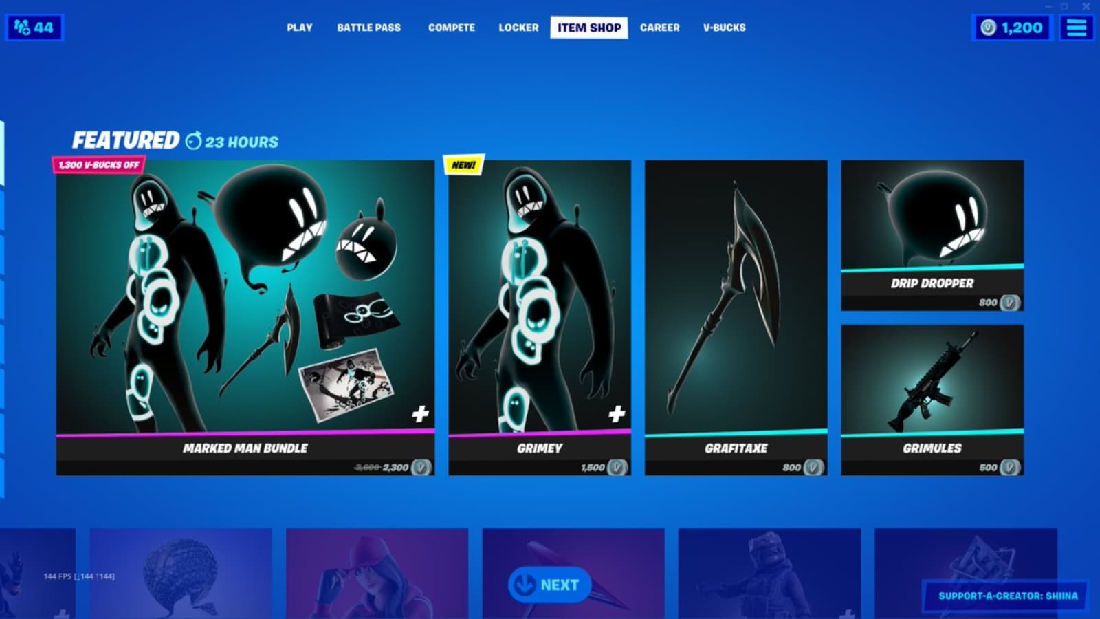 How to Get New Fortnite Grimey Skin from Marked Man Bundle