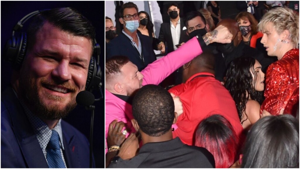 Michael Bisping Conor McGregor Machine Gun Kelly