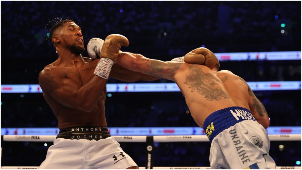 Anthony Joshua and Oleksandr Usyk