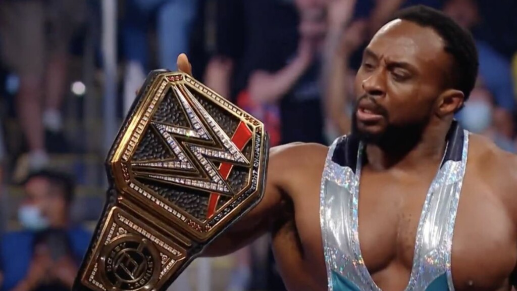 Big E after winning the WWE Championship