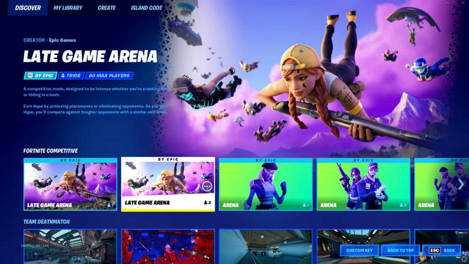 Fortnite Late Game Arena Returns How To Play Solo Cup And More 