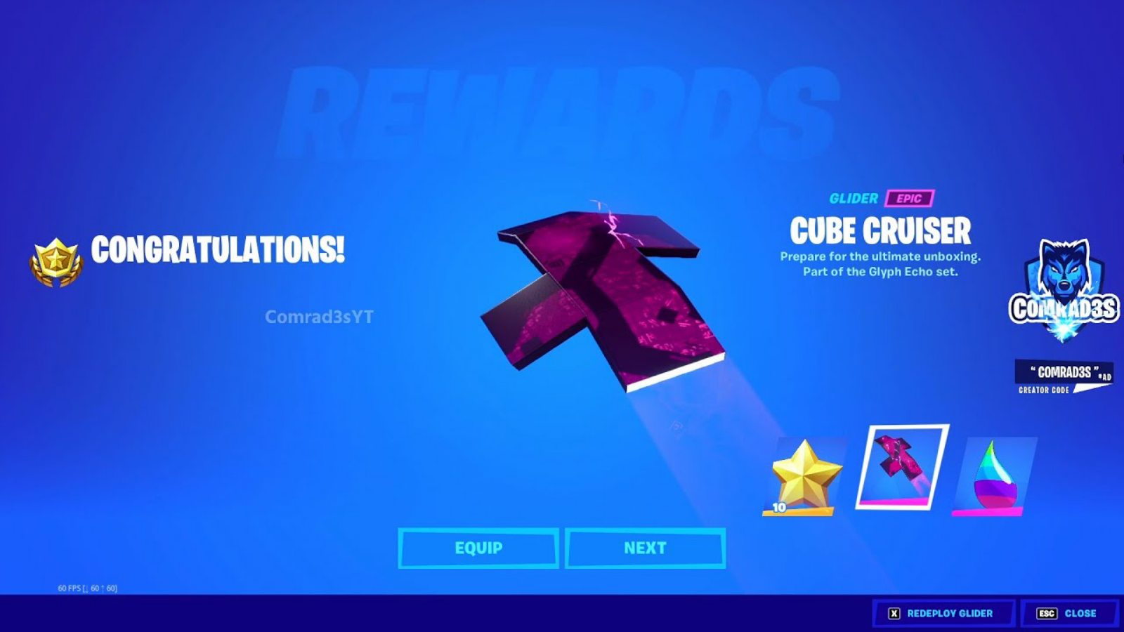 How To Get The Fortnite Cube Cruiser Glider For Free In Season 8 Firstsportz