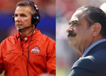 Urban Meyer and Shad Khan