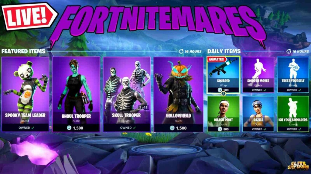 Fortnite Fortnitemares Shop