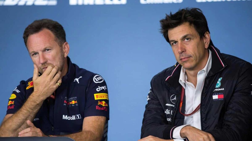 Christian Horner and Toto Wolff