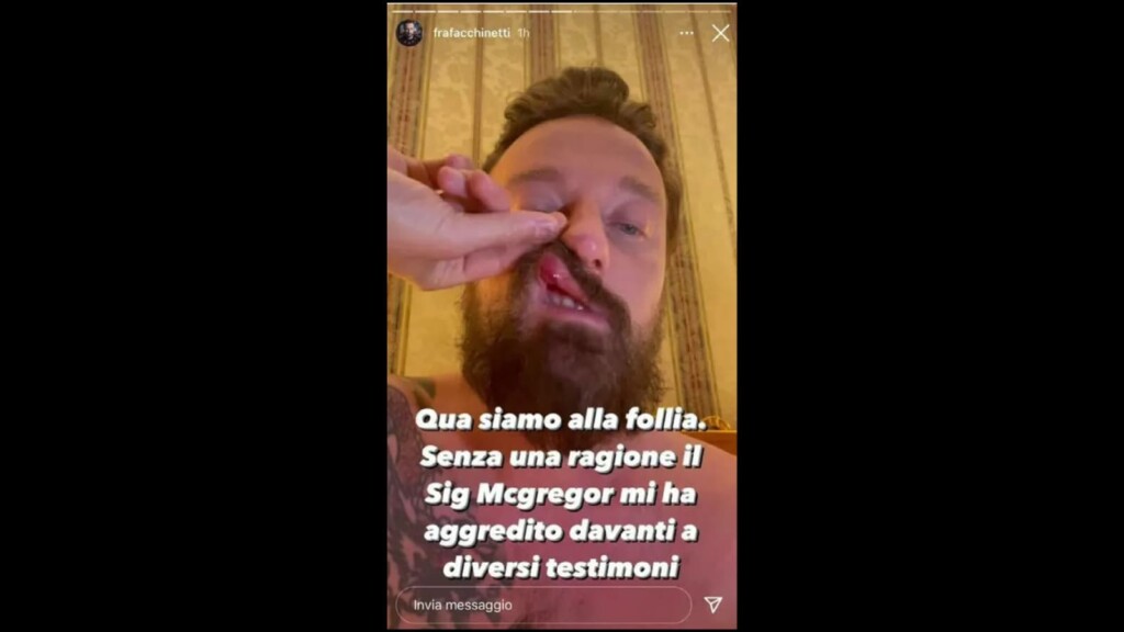 Conor McGregor and Francesco Facchinetti