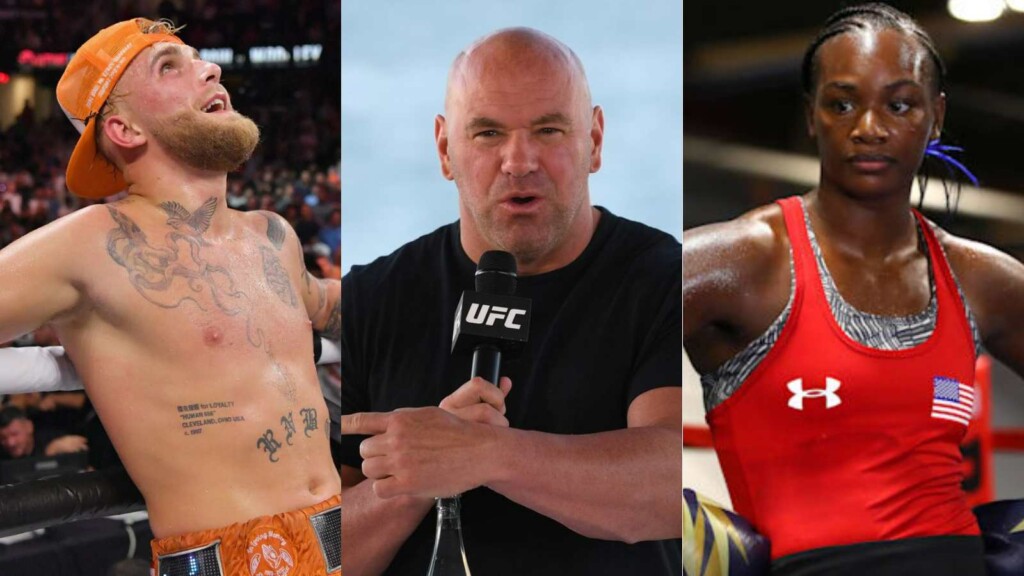 "I hope she knocks him out," Dana White is rooting for Claressa Shields