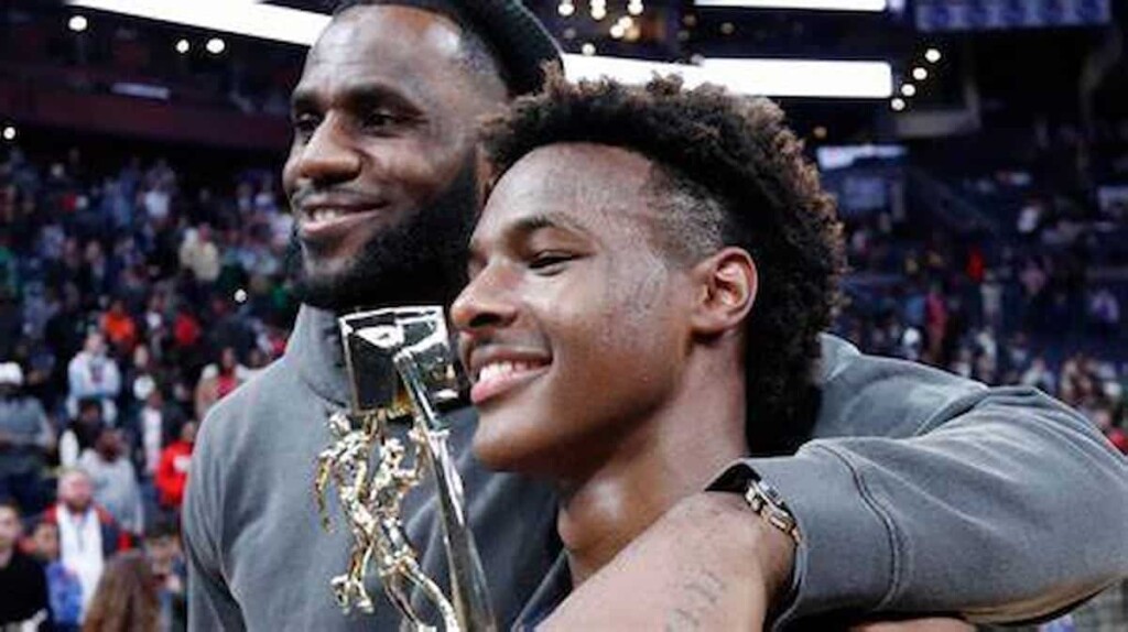 10. Bronny James' Tattoo of His Own Name: A Symbol of Self-Identity and Pride - wide 4