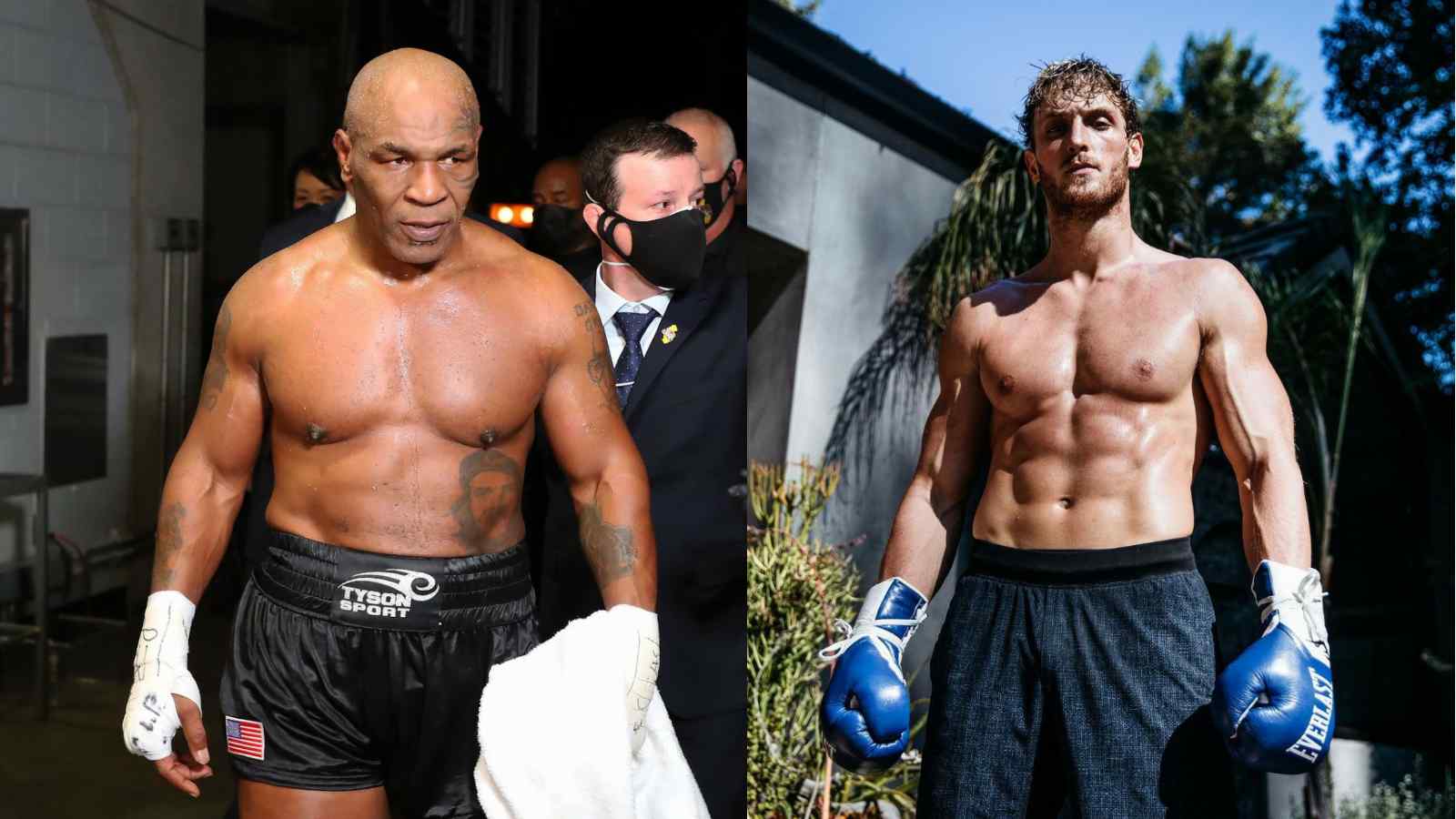 Mike Tyson and Logan Paul