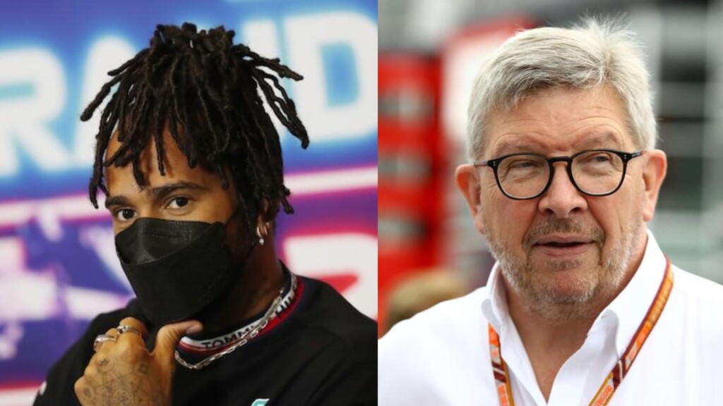 Lewis Hamilton and Ross Brawn