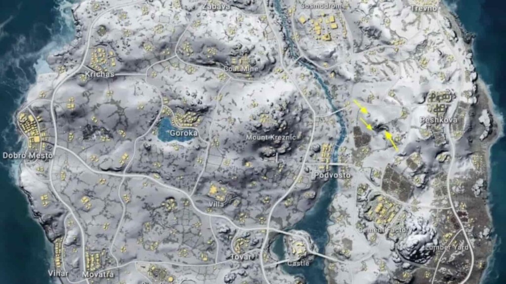 Battlegrounds Mobile India: Top 5 flare gun locations in Vikendi map